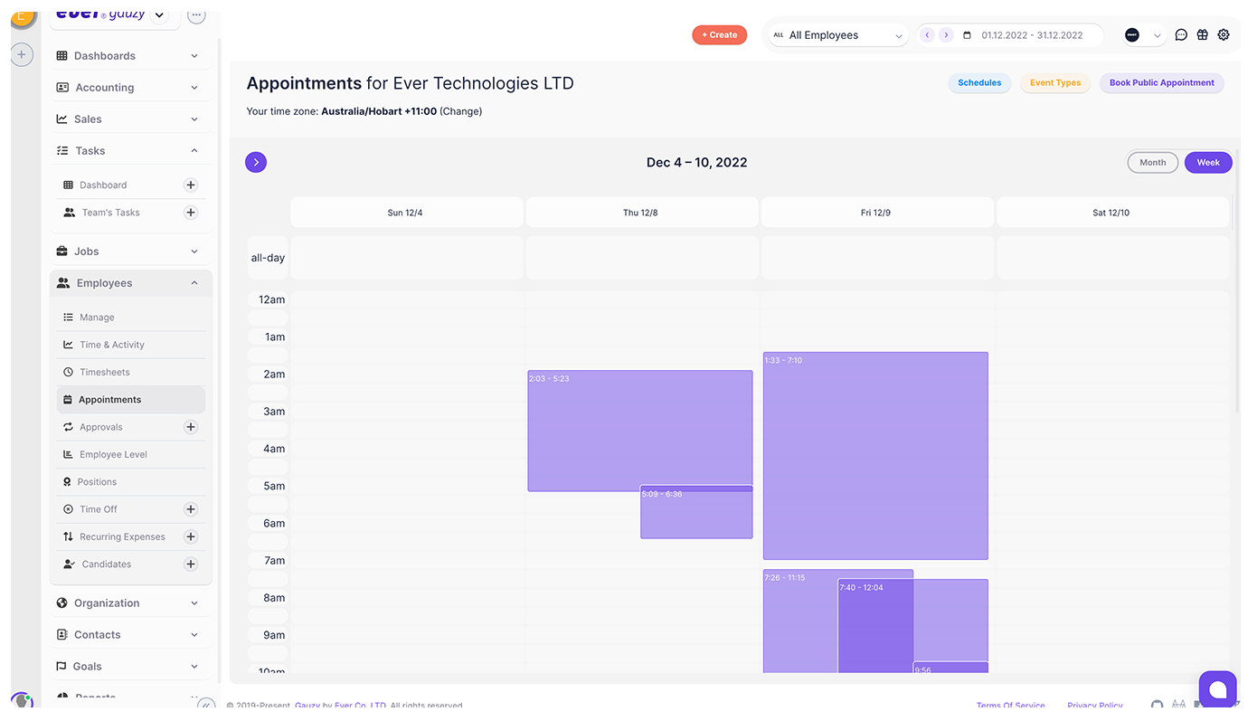 Tasks Management & Overview